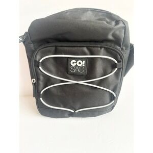 Go Sac Original Black Crossbody Bag Travel Sport Bungee Cord NEW